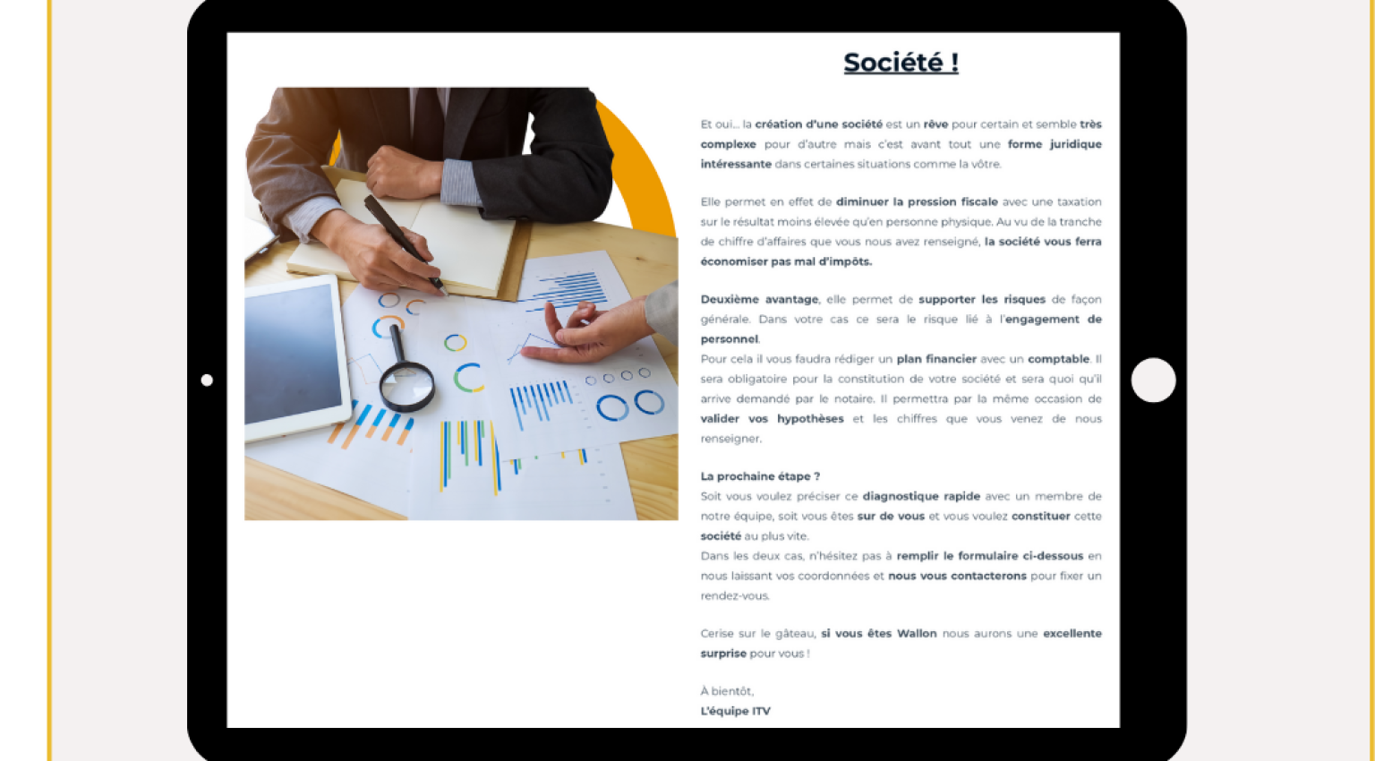 Simulation statut independant personne physique societe